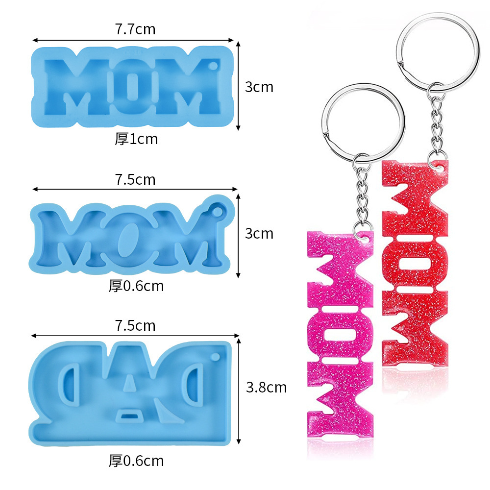 Resin Art Alphabet - DIY Nhựa Khuôn Silicon Chữ Cái