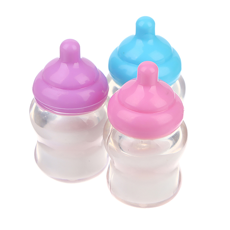3PCS Dollhouse Baby Bottle Acc - đánh giá và giá Resin Art Baby