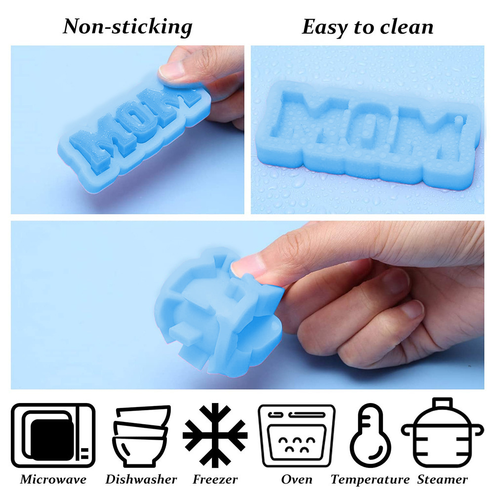 DIY Nhựa Khuôn Silicon Chữ Cái - đánh giá và giá Resin Art Alphabet