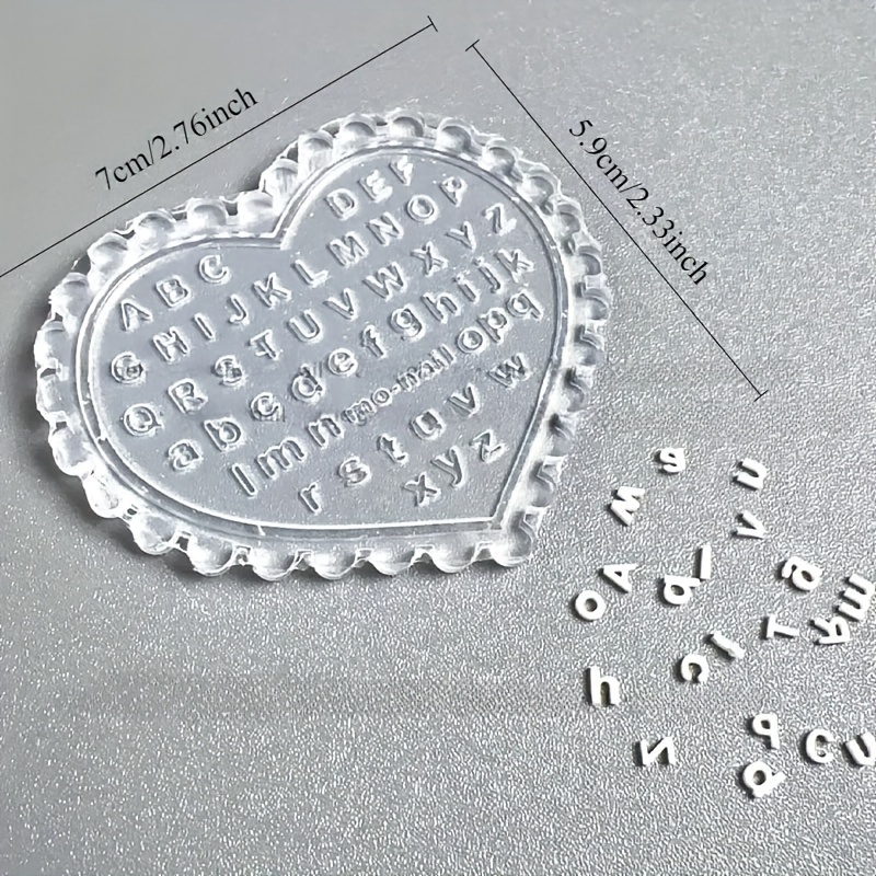 1pc Self-Made Nail Art Letter  - đánh giá và giá Resin Art Alphabet