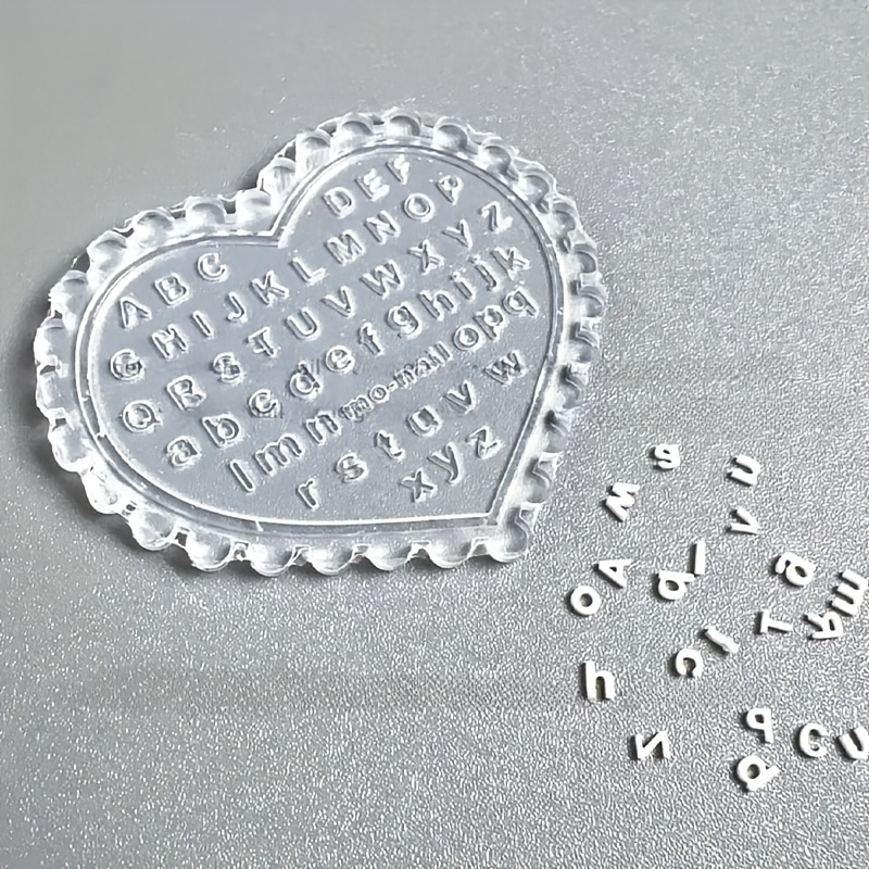 1pc Self-Made Nail Art Letter  - đánh giá và giá Resin Art Alphabet