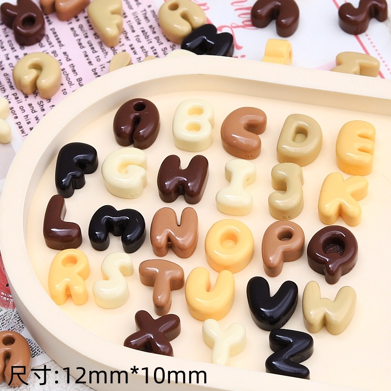 30Pcs New Cute Resin Cartoon S - đánh giá và giá Resin Art Alphabet