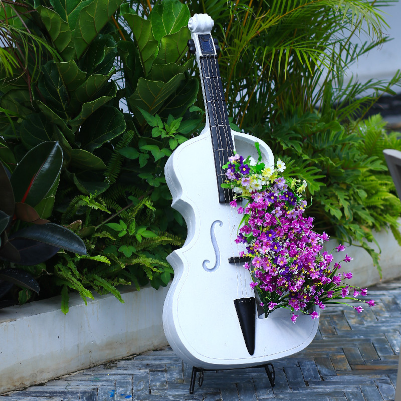 Cello-Shaped Garden Statue Lar - đánh giá và giá Resin Art Wedding Gift