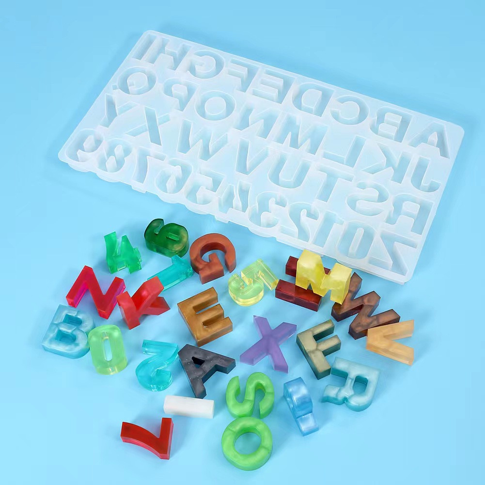 Home DIY Decor 1PC Crystal Epo - đánh giá và giá Resin Art Alphabet