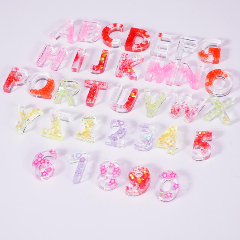 Home DIY Decor 1PC Crystal Epo - đánh giá và giá Resin Art Alphabet