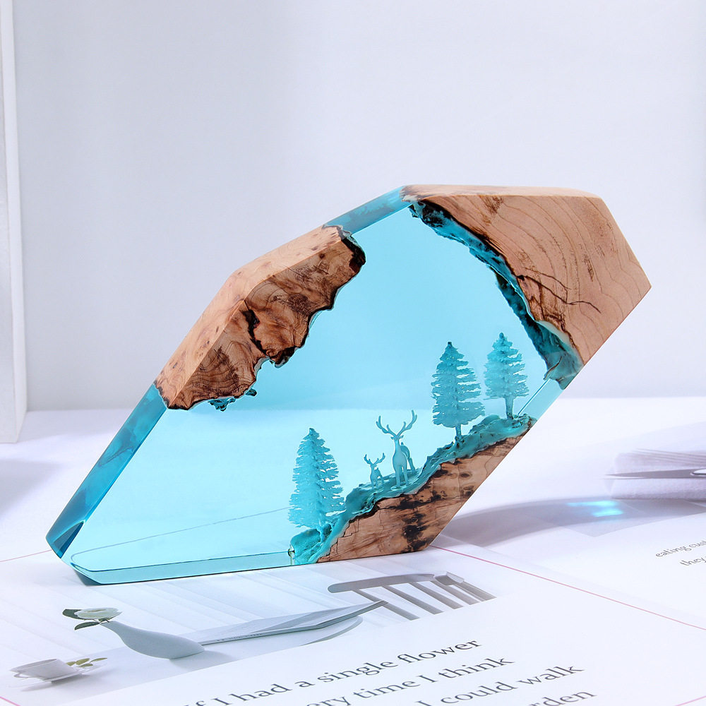 Forest Fairy Deer Desktop Art  - đánh giá và giá Resin Art Baby